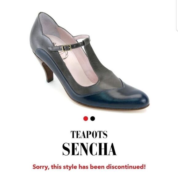 John Fluevog TeaPots Sencha Mary janes black leather size 10.5 - Picture 4 of 14